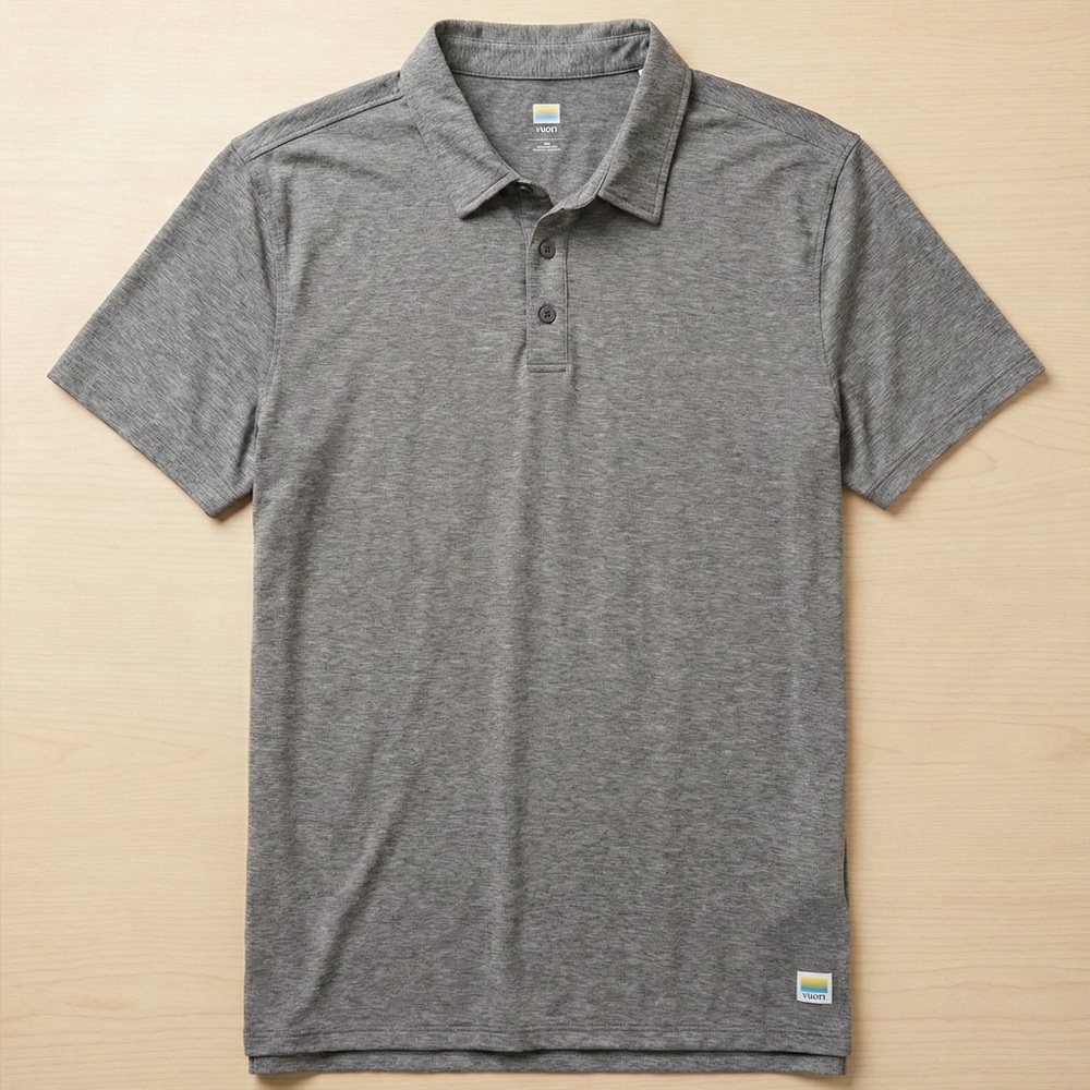 Vuori Charcoal Polo Shirt